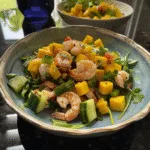 Mango, cucumber & shrimp salad for fresh dining 3 Mango, cucumber & shrimp salad for fresh dining