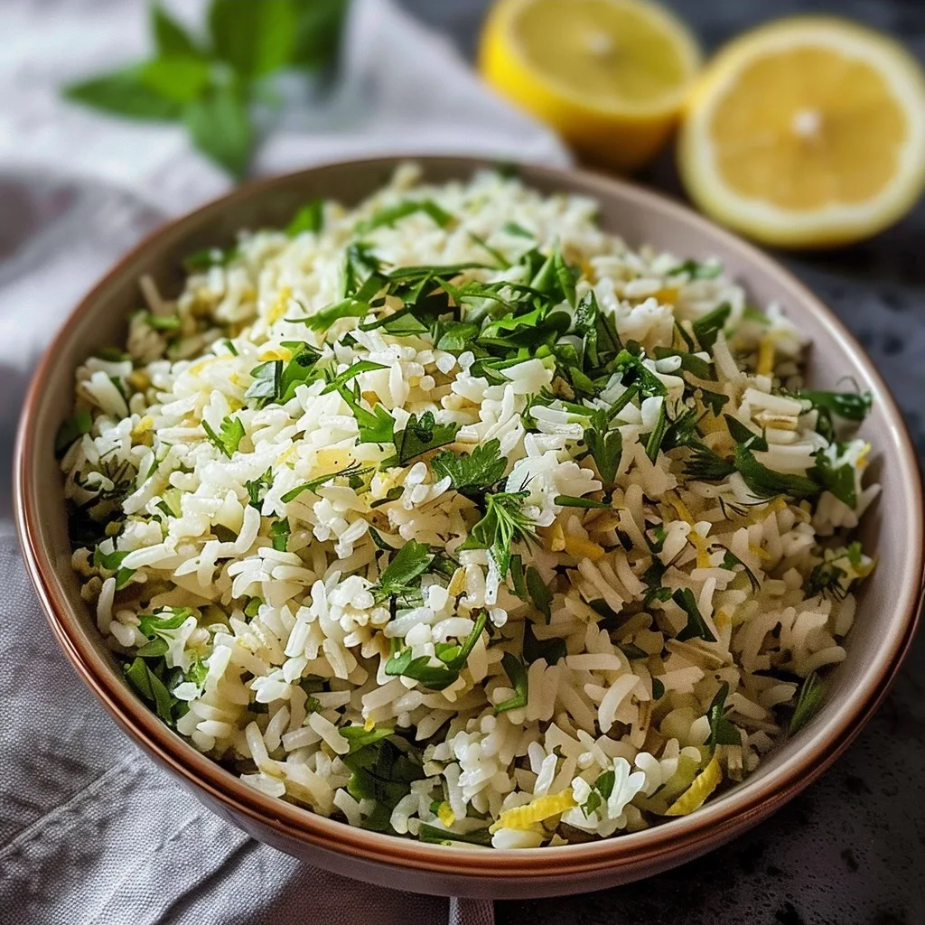 Home 41 Lemon Herb Rice Salad: A Fresh Zesty Recipe