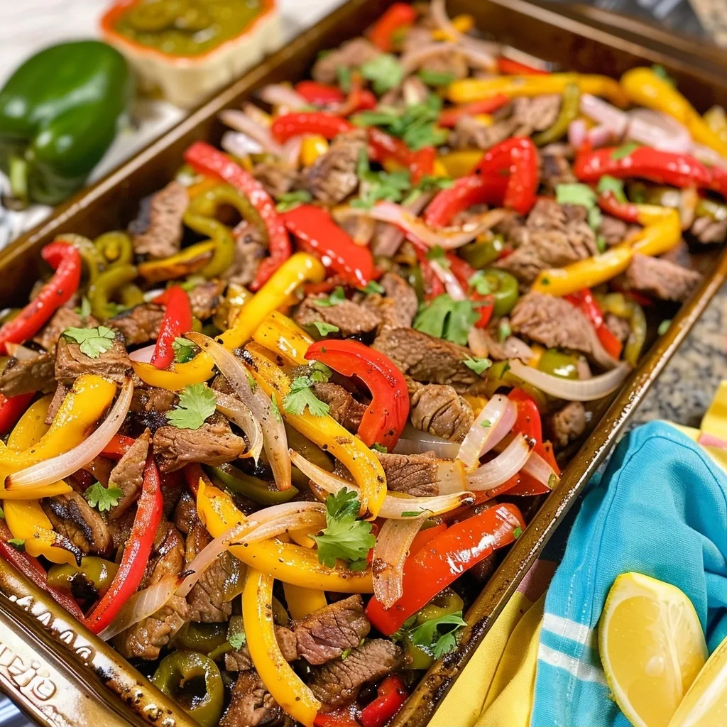 20 Easy Sheet Pan Beef Recipes for Busy Weeknights 2 Beef Fajitas Sheet Pan: Simple Weeknight Dinner