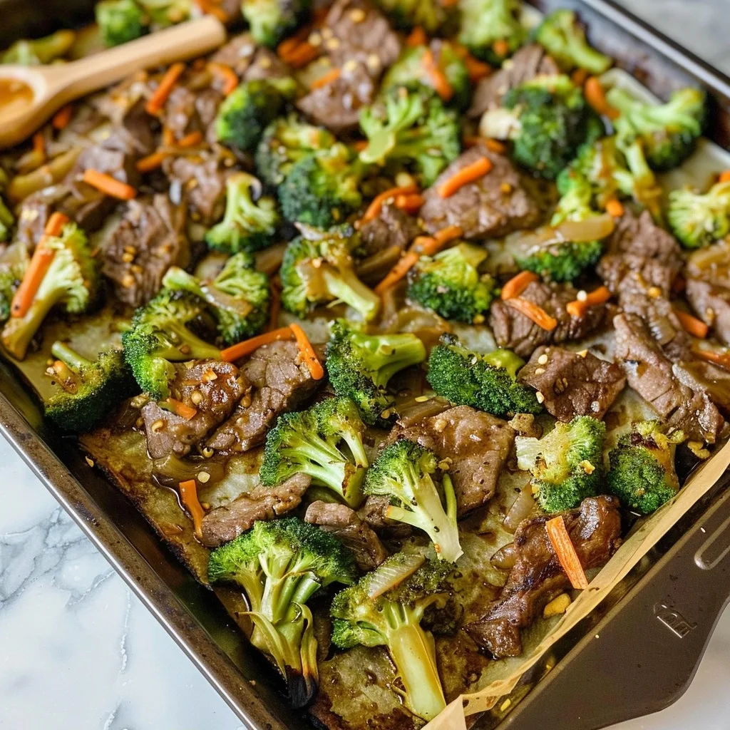 20 Easy Sheet Pan Beef Recipes for Busy Weeknights 8 Beef & broccoli sheet pan dinner recipe